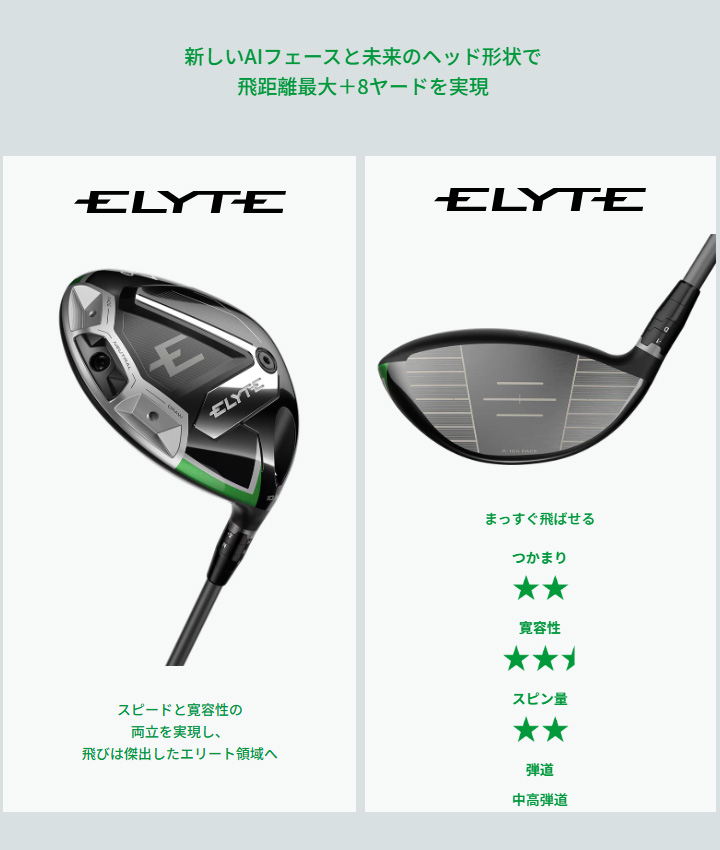 Callaway（キャロウェイ） ELYTE エリート ドライバー シャフト