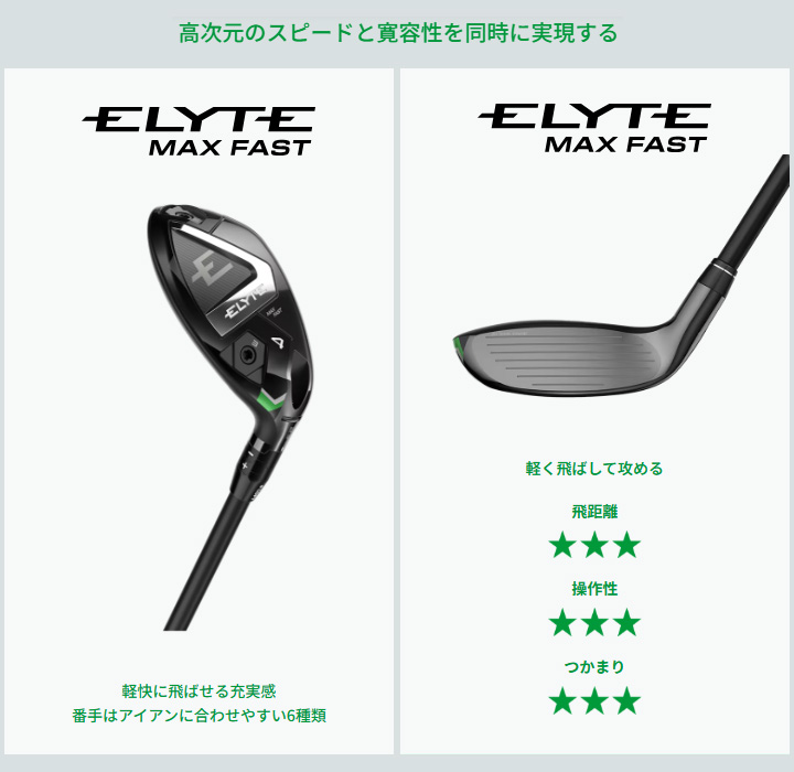Callaway（キャロウェイ） ELYTE MAX FAST エリートマックスファスト
