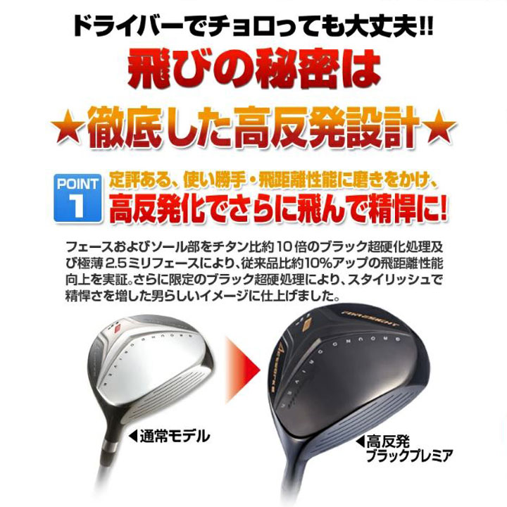 WORKS Golf - 【新品】高反発ＦＷ フォーサイトブラックプレミア2本セット ドラコンATTAS フォーサイト 選べるお得な2本セット｜飛距離アップ高反発