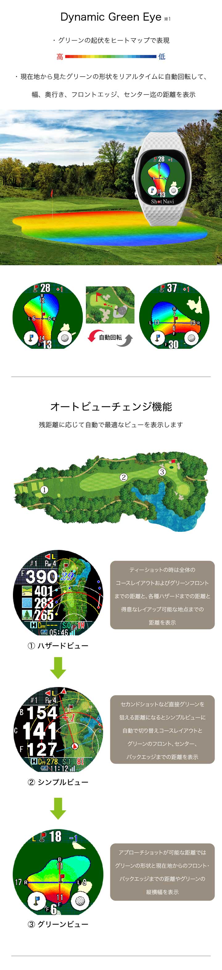 正規販売店】ショットナビ インフィニティ タッチ ホワイト GPSゴルフ