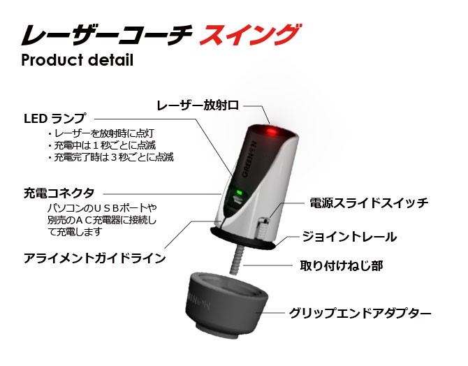 GREENON グリーンオン レーザーコーチ スイング GreenOn LASER