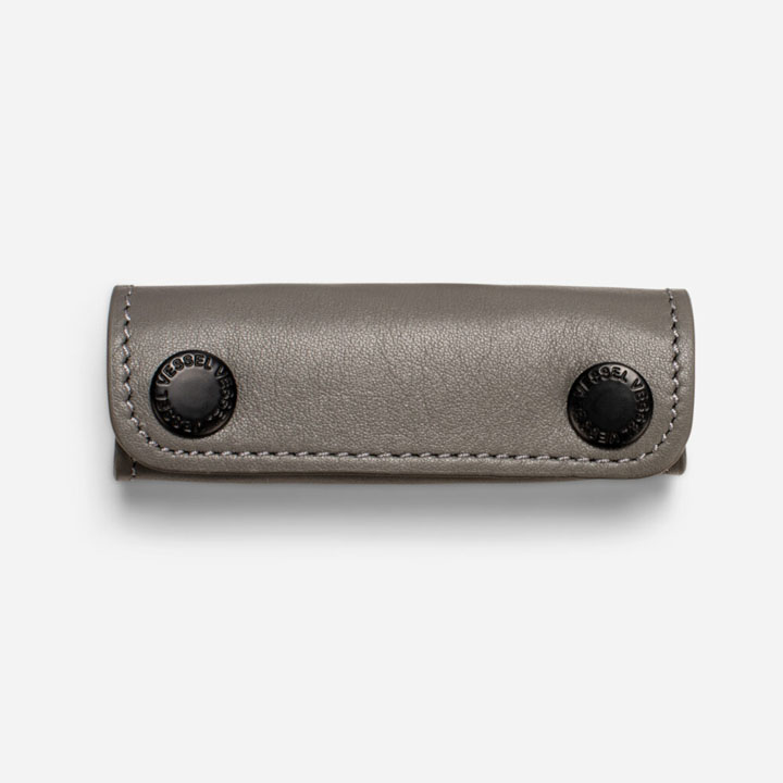 VESSEL ベゼル GENUINE LEATHER HANDLE WRAP グレー ジェニュイン
