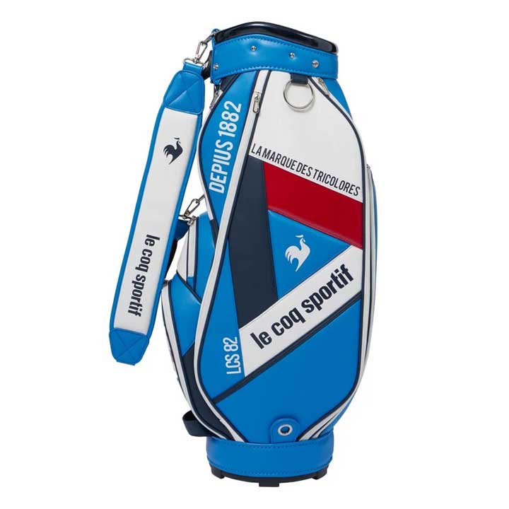 le coq sportif GOLF キャディバッグ（色：ブルー系）｜ゴルフ用