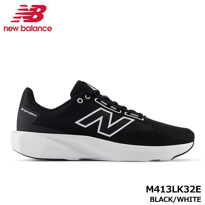 �j���[�o�����X M413LK32E M413V3 �V���[�Y BLACK/WHITE  �E�C�Y2E �����Y �W���M���O �E�H�[�L���O �W�� new balance 20p