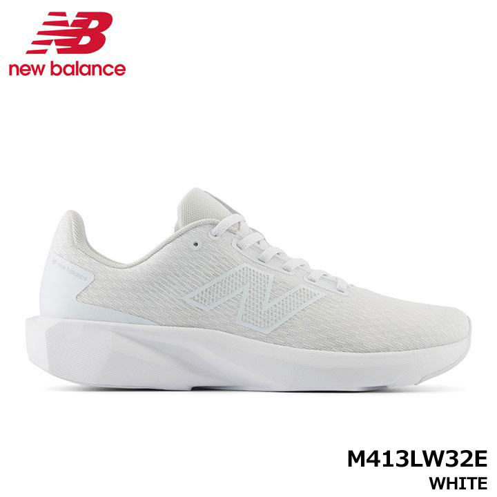 �j���[�o�����X M413LW32E M413V3 �V���[�Y WHITE  �E�C�Y2E �����Y �W���M���O �E�H�[�L���O �W�� new balance 20p