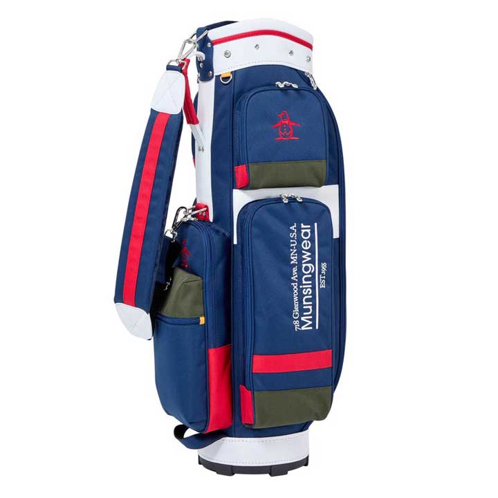 Munsingwear キャディバッグ（色：ネイビー系）｜ゴルフ用バッグ