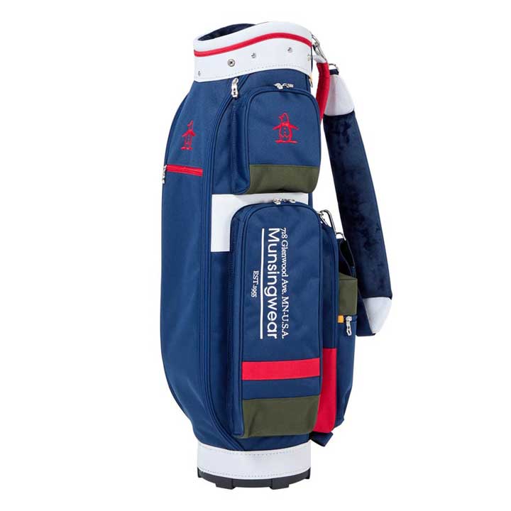 Munsingwear キャディバッグ（色：ネイビー系）｜ゴルフ用バッグ