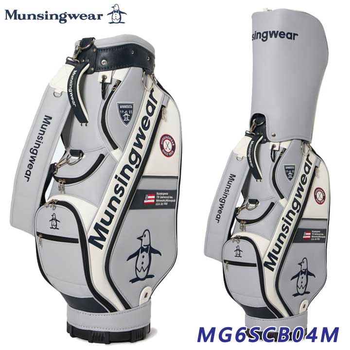 Munsingwear（マンシングウェア） MG6SCB04M キャディバッグ グレー