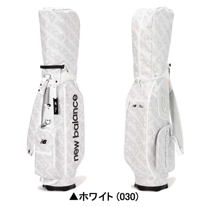 ニューバランス ゴルフ マルチパターンプリント オックス 012-2280001 キャディバッグ 9型 46インチ対応 new balance  golf 2022 35p 即納