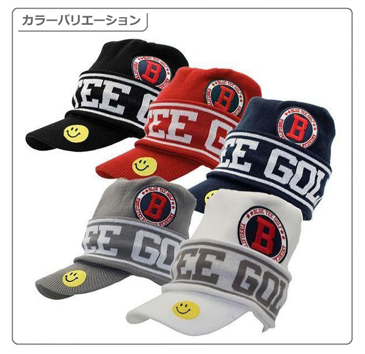 BLUE TEE GOLF（ブルーティーゴルフ） NCP-001 2WAYニットキャップ ブラック BTG-NCP001 ネックウォーマー ...
