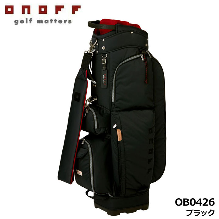 �I�m�t OB0426 �L���f�B�o�b�O �u���b�N(02)  �y�� �J�[�g�^ 9�^ 2.9kg 47inch�N���u�Ή� �Z�p���[�^�[�t�� Caddie Bag ONOFF