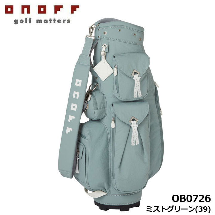 ONOFF（オノフ） OB0726 キャディバッグ ミストグリーン(39) 軽量