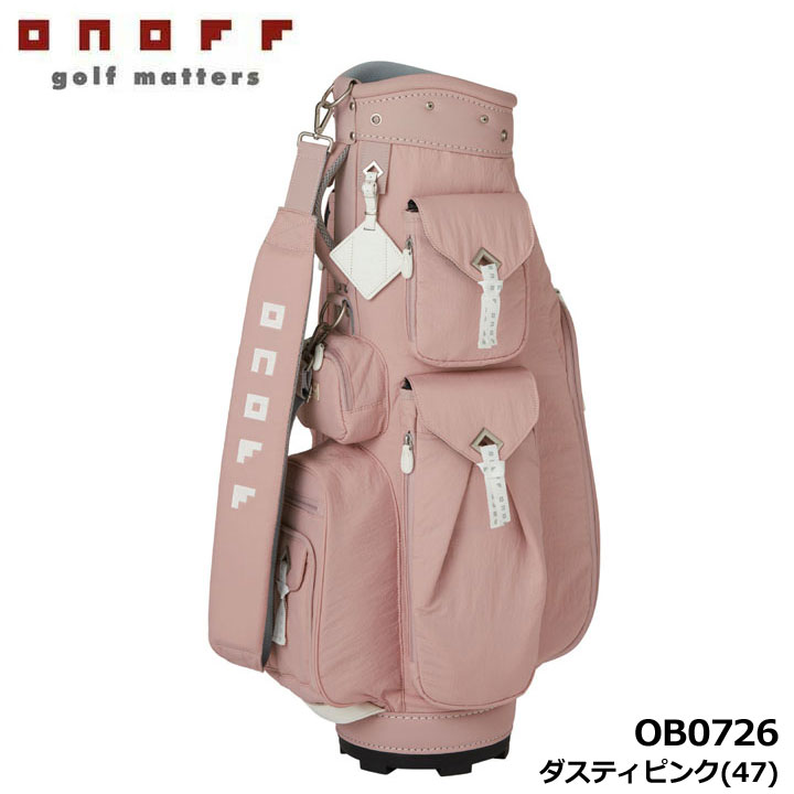 �I�m�t OB0726 �L���f�B�o�b�O �_�X�e�B�s���N(47)  �y�� �J�[�g�^ 8.5�^ 2.7kg 46inch�N���u�Ή� �����Y ���f�B�[�X Caddie Bag ONOFF