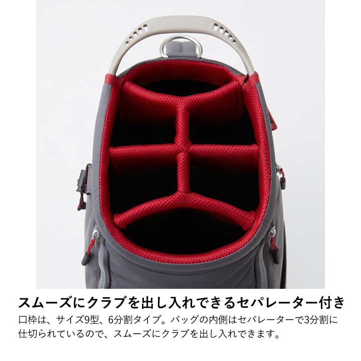 ONOFF（オノフ） OB3626 キャディバッグ イエロー(26) 軽量 カート型 9