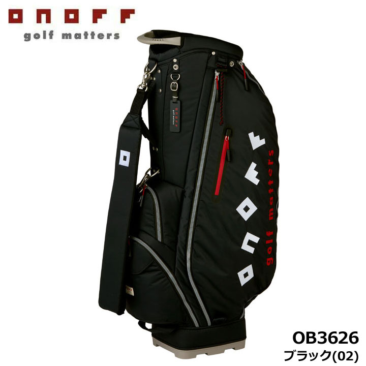 �I�m�t OB3626 �L���f�B�o�b�O �u���b�N(02)  �y�� �J�[�g�^ 9�^ 2.9kg 47inch�N���u�Ή� �����Y ���f�B�[�X Caddie Bag ONOFF