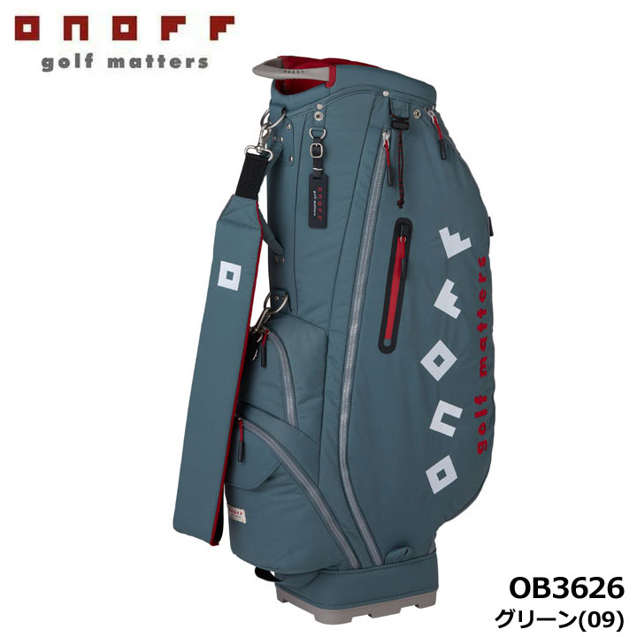 ONOFF（オノフ） OB3626 キャディバッグ グリーン(09) 軽量 カート型 9