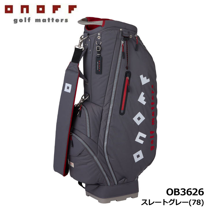 �I�m�t OB3626 �L���f�B�o�b�O �X���[�g�O���[(78)  �y�� �J�[�g�^ 9�^ 2.9kg 47inch�N���u�Ή� �����Y ���f�B�[�X Caddie Bag ONOFF