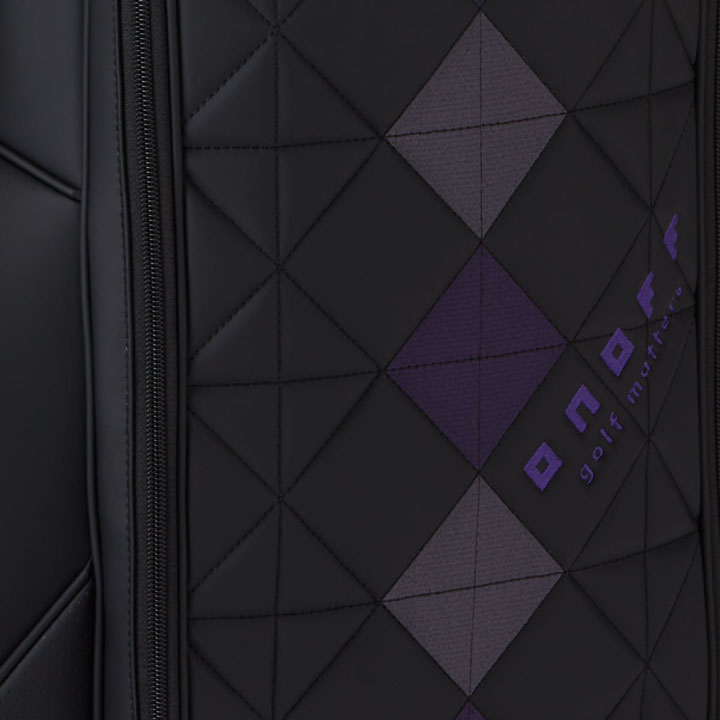 レディース】オノフ OB7925 キャディバッグ （02）ブラック×パープル