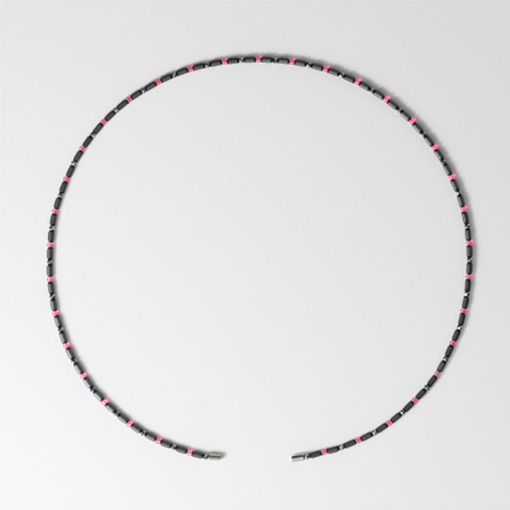 正規販売店 ON4 TYPE-C 磁気ネックレス クリアピンク ネックレス