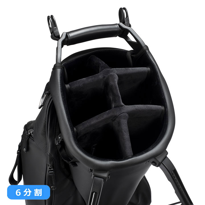 ベゼル　 8.5型 PLAYER 5.0 Stand クロコブラック VESSEL ベゼル VESSEL PLAYER 5.0 STAND BAG スタンド キャディバッグ