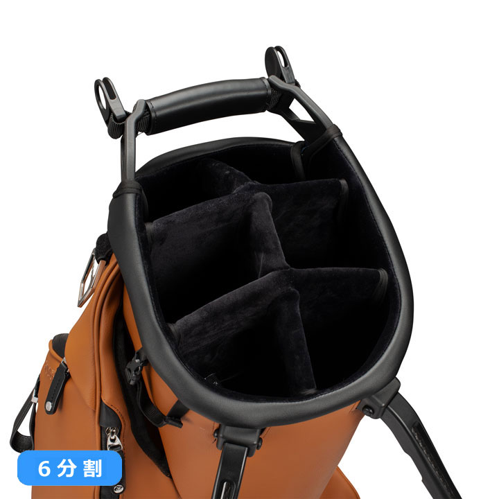 ベゼル プレイヤー5.0 スタンド キャディバッグ シングルストラップ ヘリテージブラウン 8.5型 約3.8Kg HERITAGE BROWN SINGLE VESSEL 即納 VESSEL ベゼル プレイヤー5.0 スタンド キャディバッグ シングル