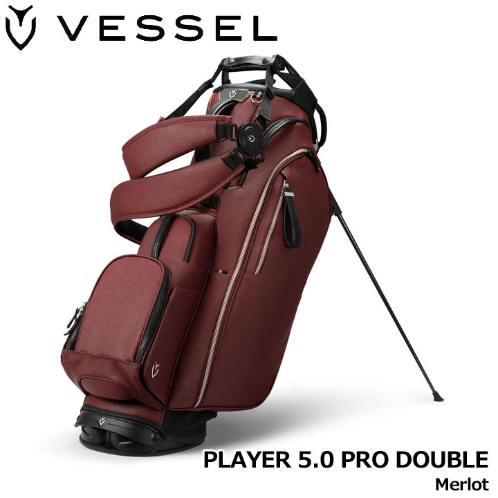 VESSEL ベゼル プレイヤー5.0 プロ スタンド キャディバッグ ダブル