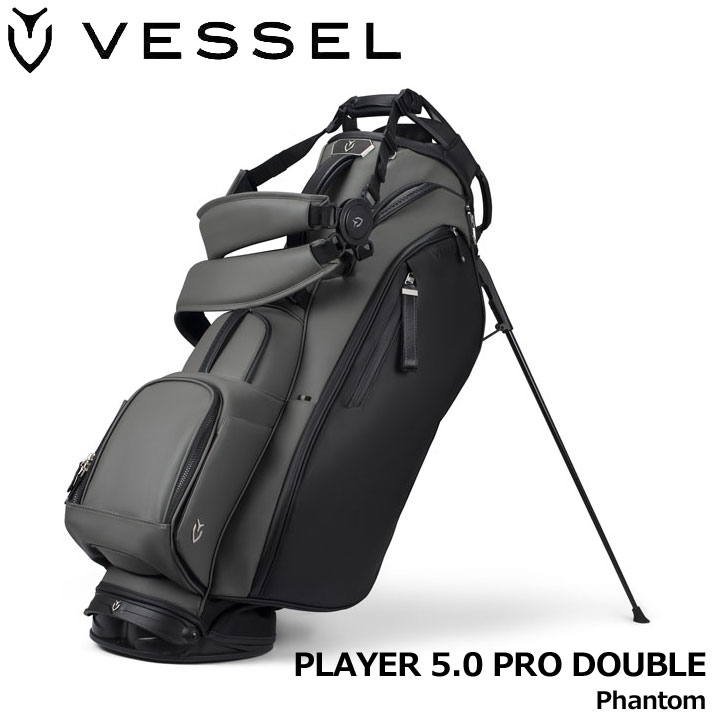 VESSEL ベゼル プレイヤー5.0 プロ スタンド キャディバッグ ダブル