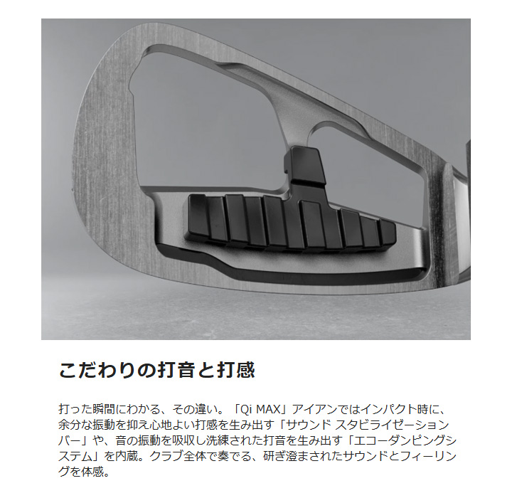 TaylorMade（テーラーメイド） ・1月29日発売予定 Qi MAX アイアン