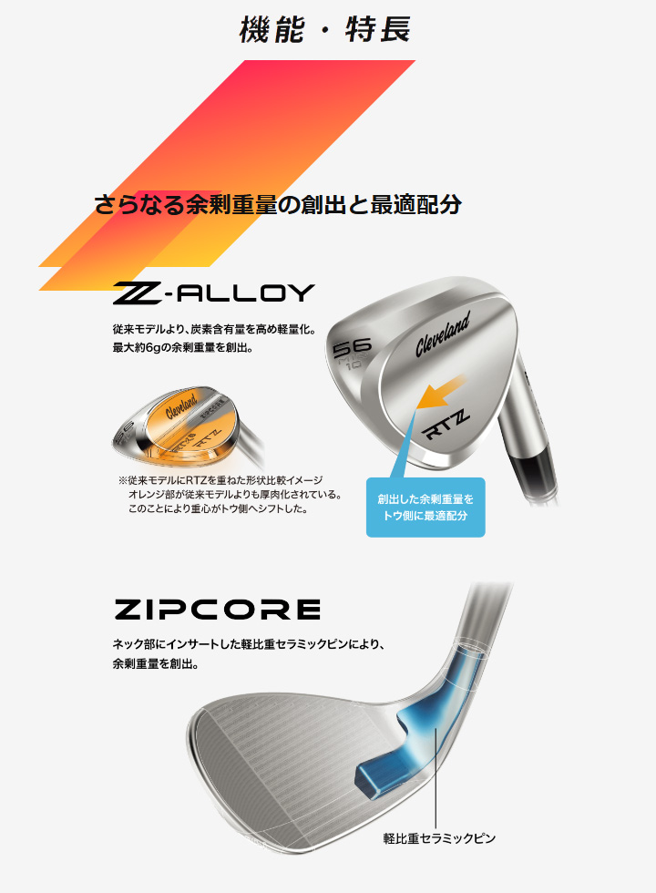 Cleveland Golf（クリーブランドゴルフ） クリーブランド RTZ ツアー