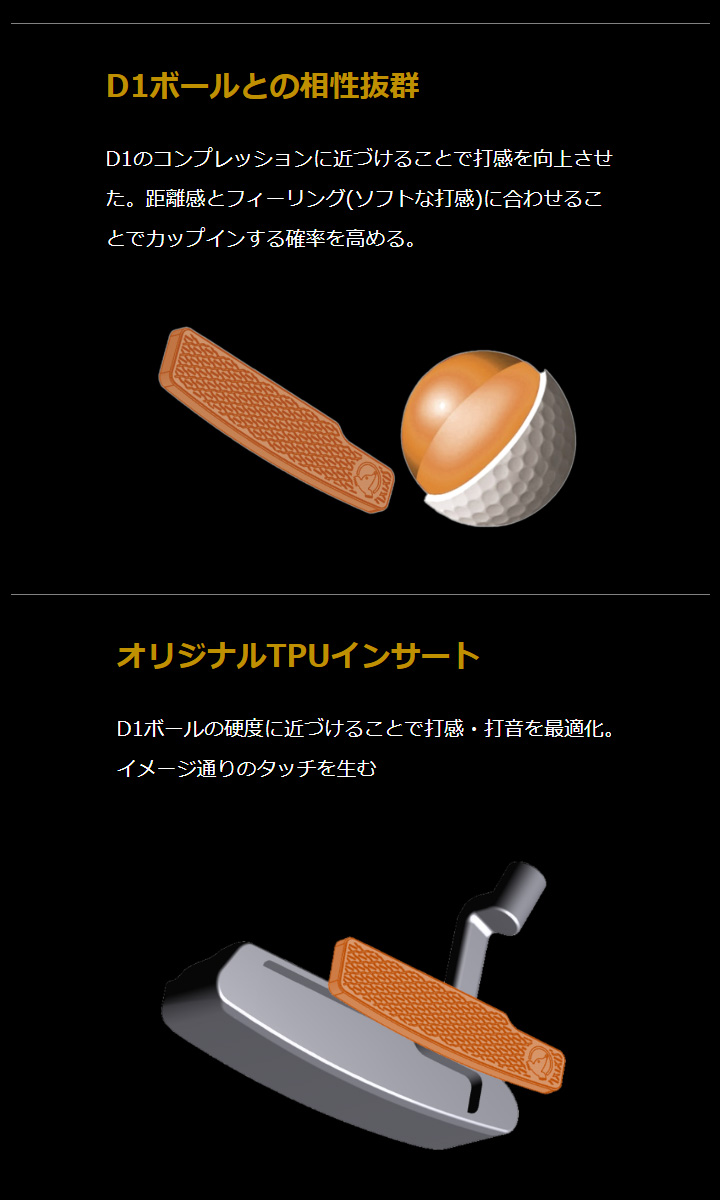HONMA GOLF（本間ゴルフ） SAKATA LAB マレット SL-002 パター HONMA