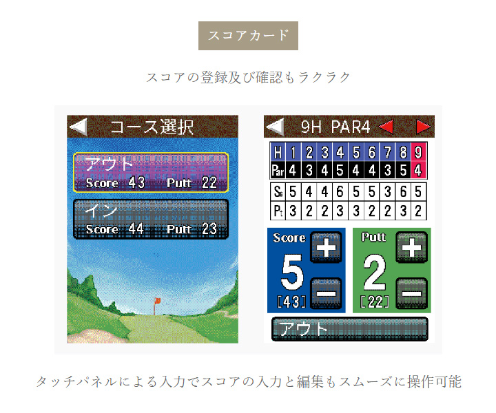 ShotNavi ショットナビ グランツ GPSゴルフナビ 日本製