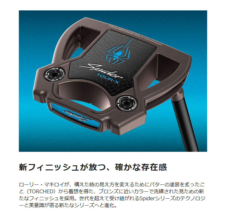 Spider TOUR テーラーメイド X TORCHED TruePath #1 CN パター 34
