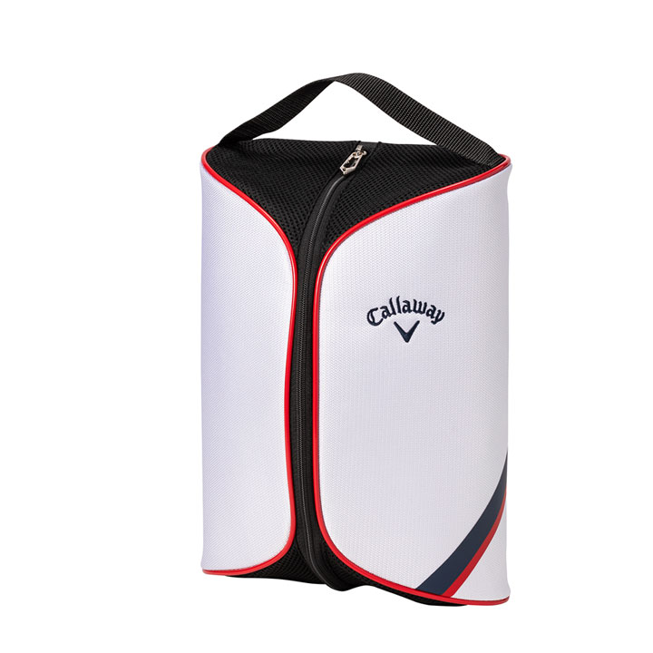 Callaway キャロウェイ ゴルフ シューズケース【ホワイト】美品！ Callaway 【2025モデル】キャロウェイ スポーツ シューズケース
