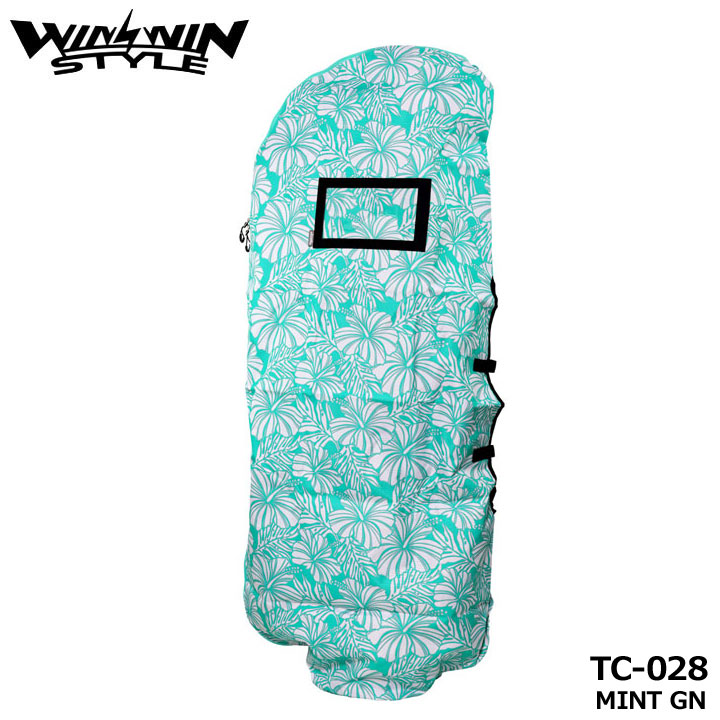 �E�B���E�B���X�^�C�� TC-028 �A���n �z�k �g���x���J�o�[ �~���g�O���[��(MINT GN)  9.5�^ 48�C���`�Ή� ALOHA HONU NEW TRAVEL COVER WINWIN STYLE