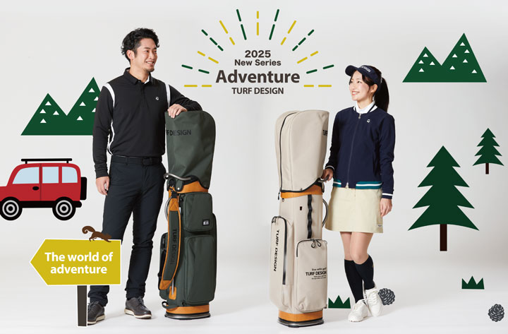 TURF DESIGN ターフデザイン TDCB-BE70 キャディバッグ ベージュ 9.5型