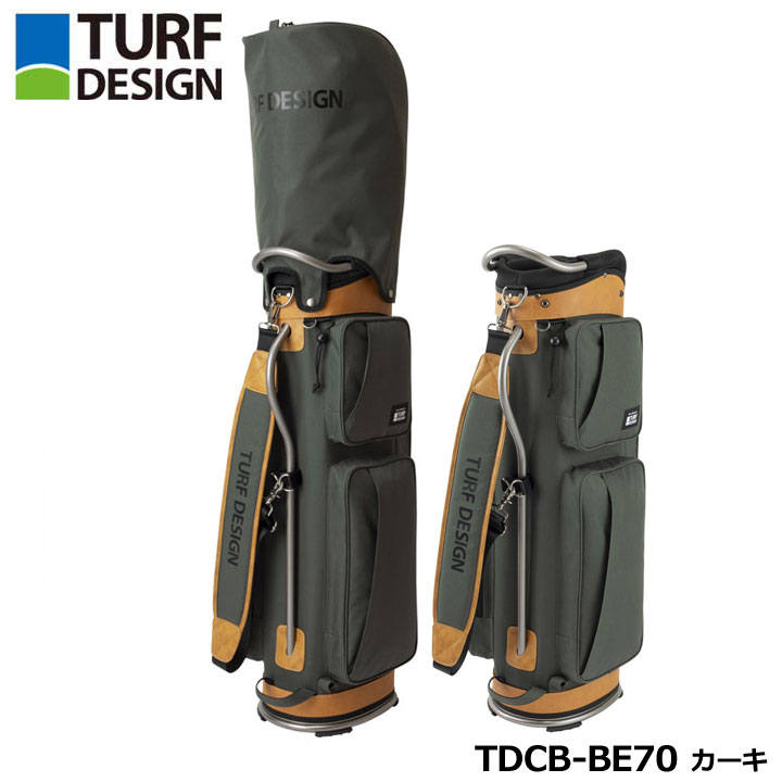 TURF DESIGN ターフデザイン TDCB-BE70 キャディバッグ カーキ