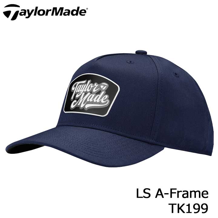 TaylorMade（テーラーメイド） TK199 LS A-Frame キャップ ネイビー