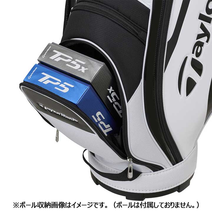 K281 TaylorMade キャディバック 白黒 キャディバッグ | TaylorMade