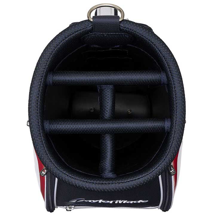 テーラーメイド TL873 トゥルーライト ホワイト/ネイビー/レッド M2441601 キャディバッグ 9型 2.9kg 47インチ対応 カート型 Taylormade TRUE LITE 26 2026　10p_4