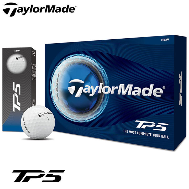 �y2026���f���z�e�[���[���C�h TM26 TP5 �z���C�g �S���t�{�[�� 1�_�[�X�i12������j ���{���K�i TaylorMade