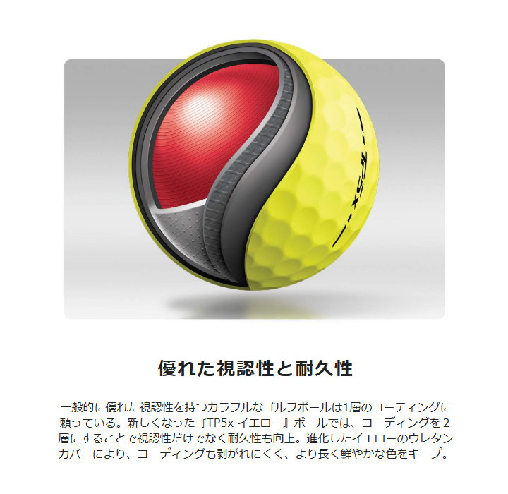 TP5x テーラーメイド pix ホワイト ゴルフボール 1ダース（12球入り