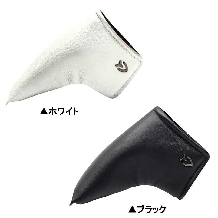 ベゼル ジェニュイン レザー パターカバー ピン型 ヘッドカバー VESSEL HC23118 Genuine Leather Putter  Cover　送料無料　即納