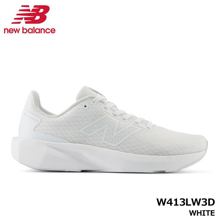 �j���[�o�����X W413LW3D W413V3 �V���[�Y WHITE  �E�C�YD ���f�B�[�X �W���M���O �E�H�[�L���O �W�� new balance 20p