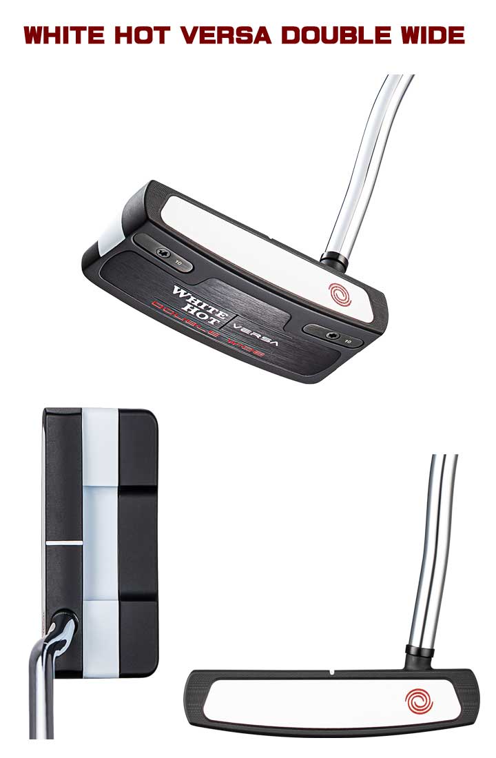 【美品パター】オデッセイ　ホワイト・ホット　ヴァーサ　ダブルワイド　34インチ パター WHITE HOT VERSA DOUBLE WIDE ホワイトホット ヴァーサ ダブル
