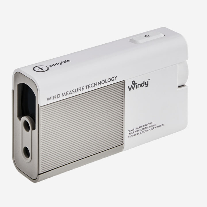 FINE CADDIE ゴルフ用距離測定器 ホワイト 正規販売店】CaddyTalk Windy ホワイト レーザー 距離計