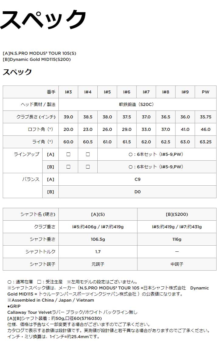Callaway（キャロウェイ） X フォージド アイアン 6本組（#5〜9、PW