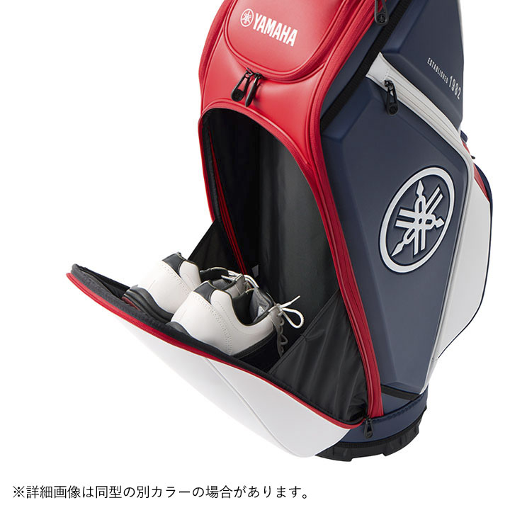 YAMAHA（ヤマハ） Y26CBMWRDNV ミドルサイズキャディバッグ ホワイト