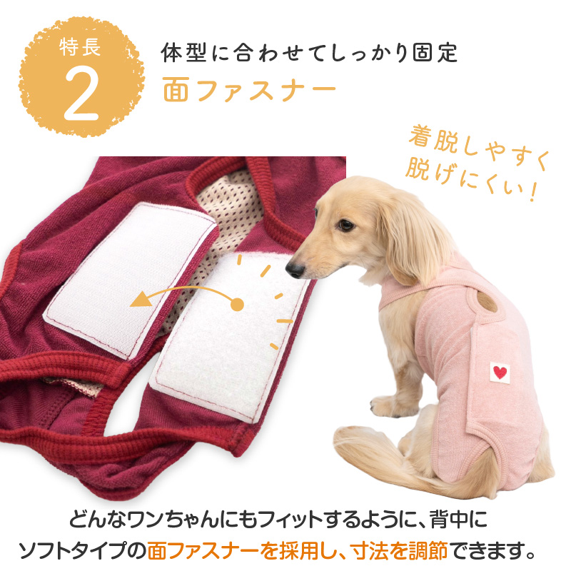 full of vigor（フルオブビガー） ズレない 脱げない 漏れない 犬 服