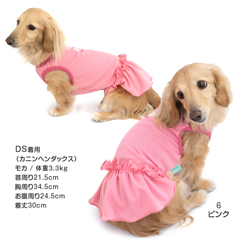 full of vigor（フルオブビガー） 犬 服 夏 ワンポイント 防蚊 フリル