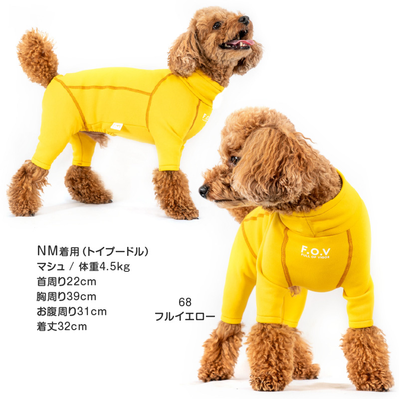 犬 服 伸びて 着せやすい ドッグプレイ(R) 裏起毛 ラッシュガード ダックス 小型犬用 紫外線対策 UV対策 アウトドア 防寒 | full of vigor | 15